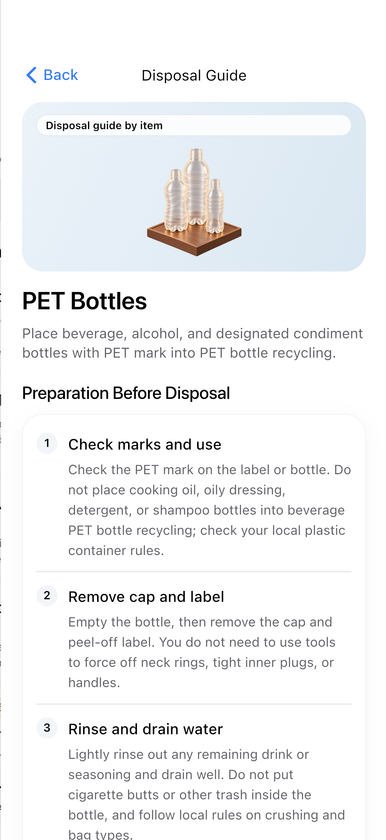 Disposal steps — iPhone
